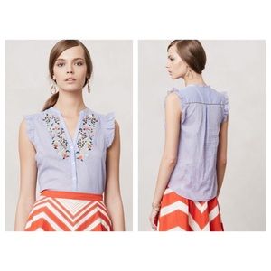 Anthropologie - Maeve "Threadbloom Blouse"